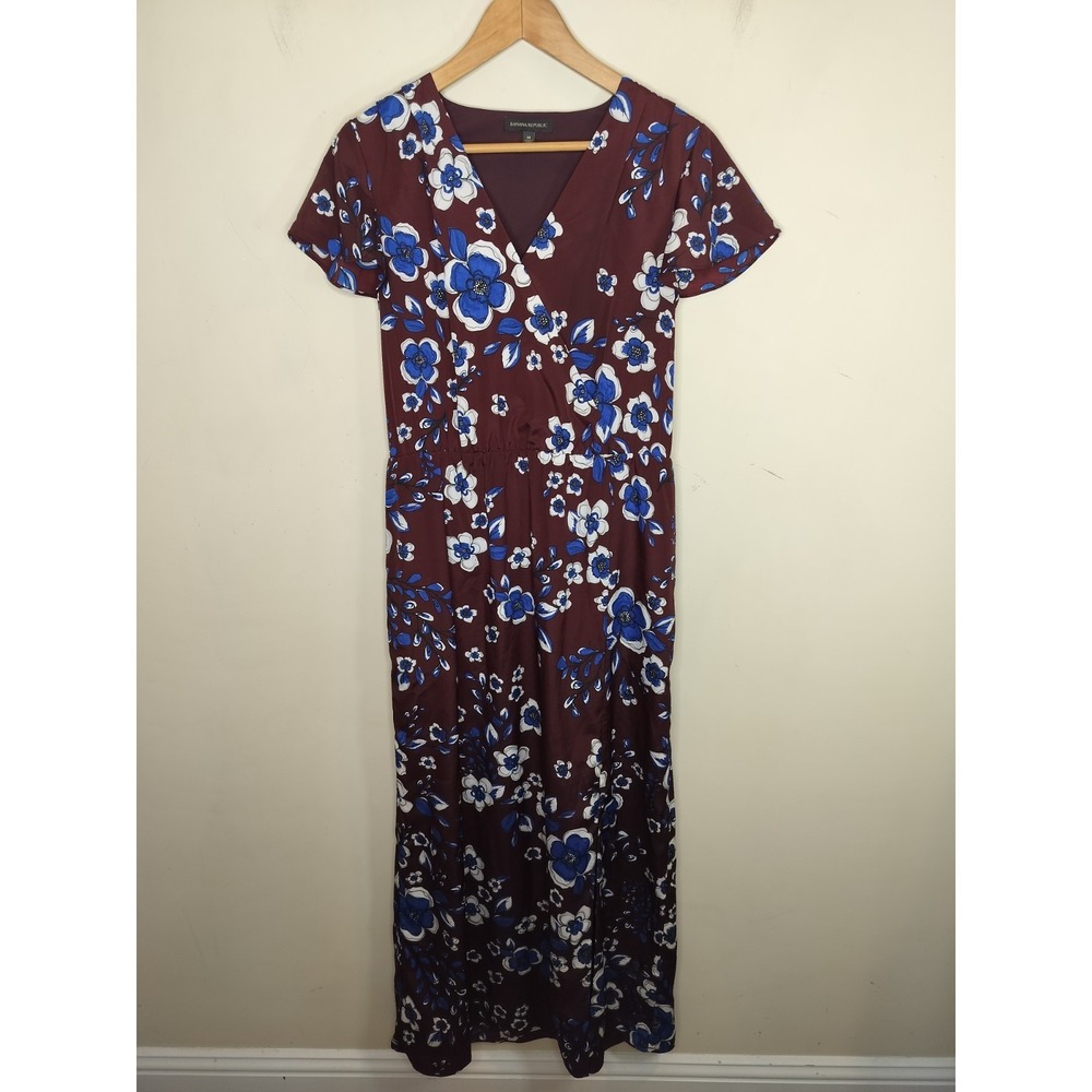 Banana Republic Floral Maxi Dress w/ Pockets